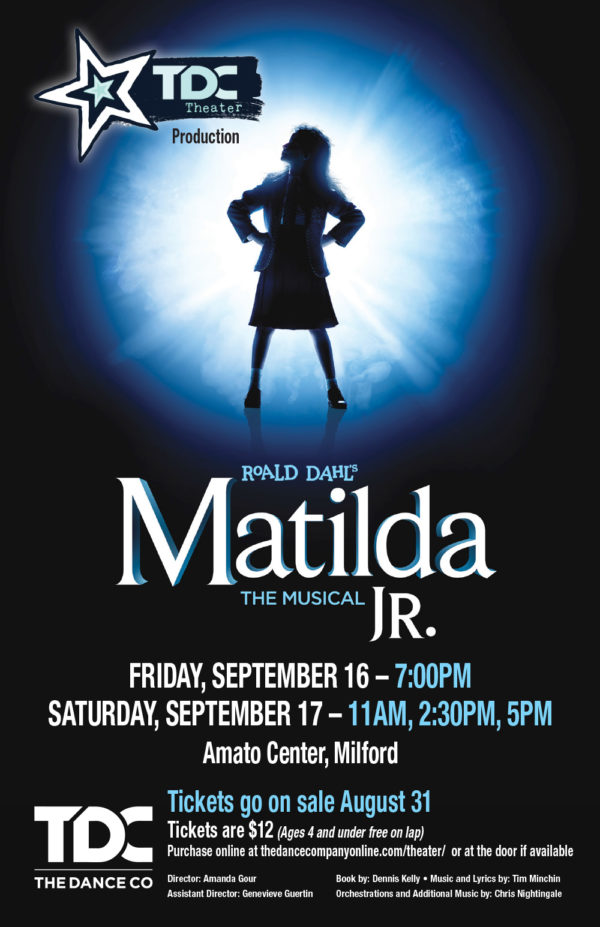 The Dance Company NH Matilda recital poster