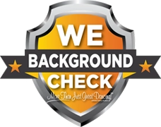 we background check logo