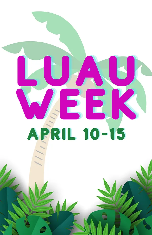 The Dance Company NH Luau week poster