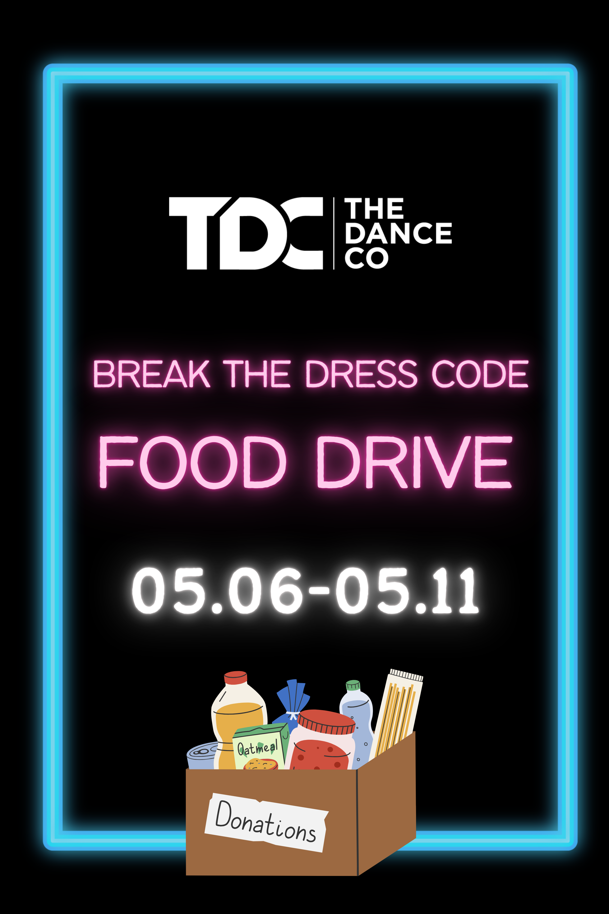 Break the Dress Code Food Drive