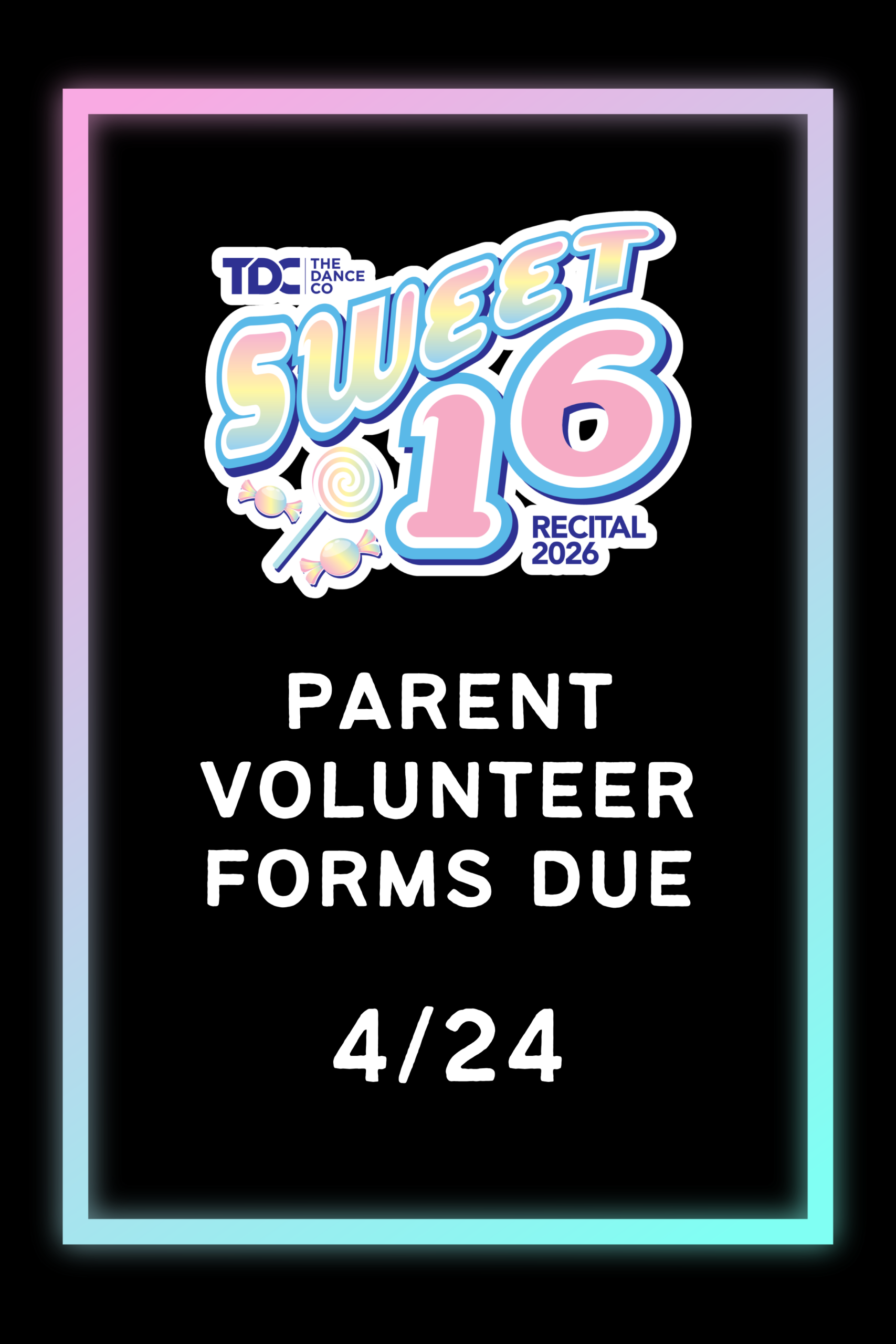 Parent Volunteer Forms Due
